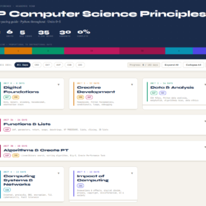 AP Computer Science Principles — Complete Python Curriculum Bundle (102 Days)