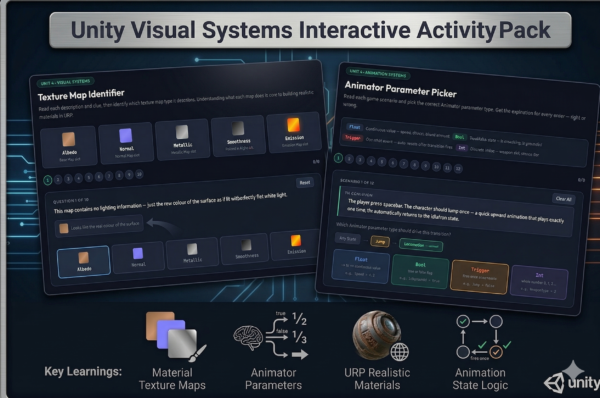 Unity Visual Systems — Interactive Activity Pack (2 Activities ...